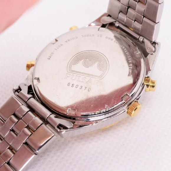 Pulsar Seiko Vintage V071-X015 Analog Digital Mens Dress Watch - Picture 7 of 7